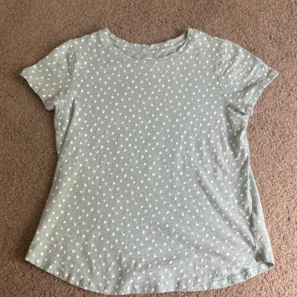 old navy polka dot shirt - xs